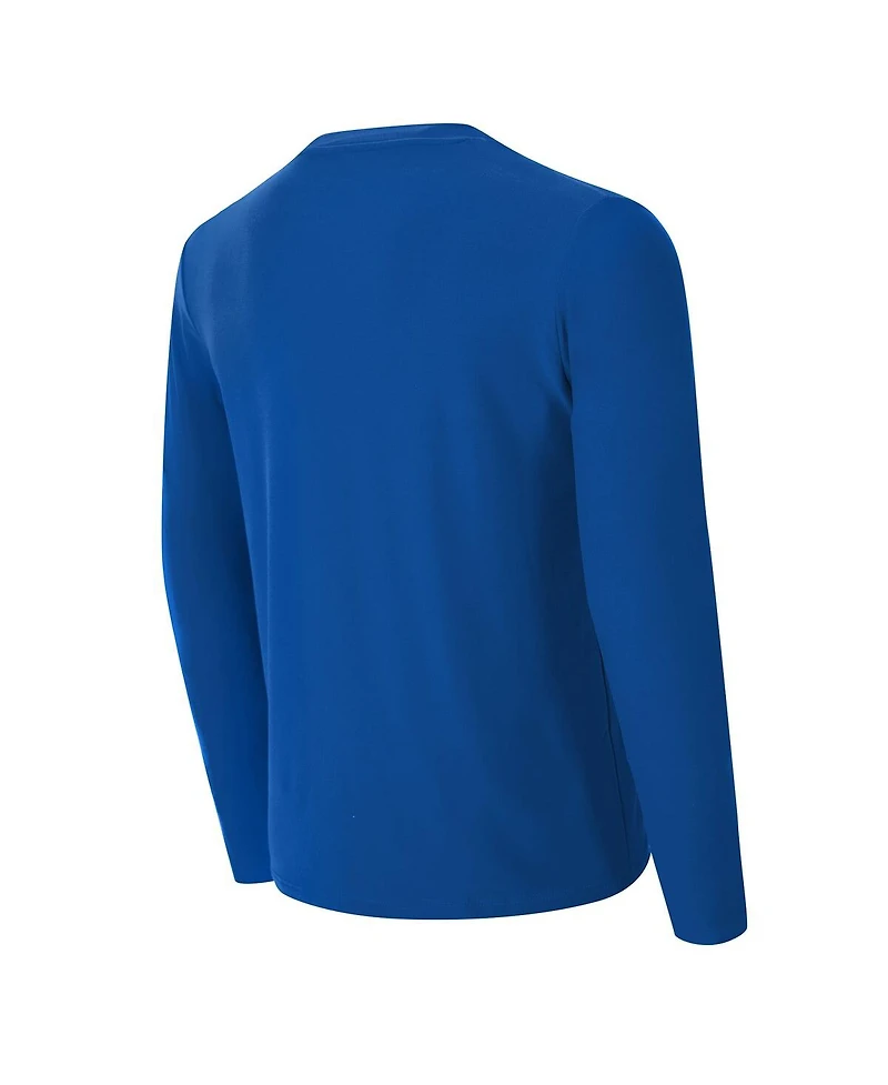 Concepts Sport Men's 2-Piece Royal Indianapolis Colts Chestnut Long Sleeve Top and Pants Set