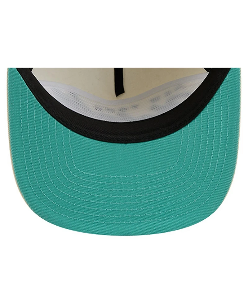 New Era Men's Cream New York Knicks Liberty Golfer Adjustable Hat