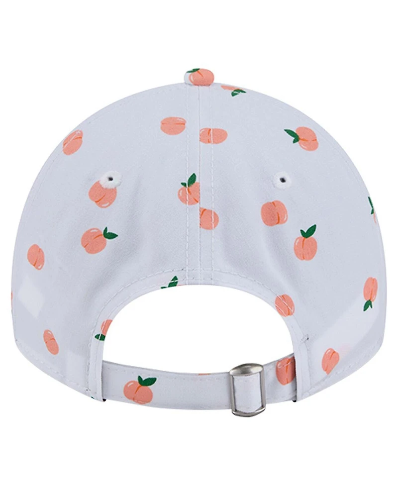 New Era Women's White Detroit Lions Fruit Pattern 9TWENTY Adjustable Hat