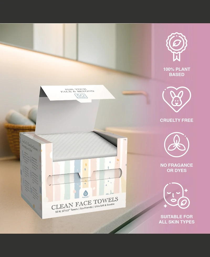 Glow & Go Skincare Essentials Bundle: Nano Facial Steamer + Clean Facial Towels