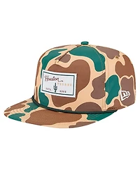 New Era Men's Camo Houston Texans Duck Rope 19TWENTY Adjustable Hat
