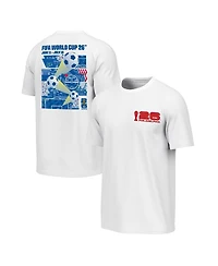 Outerstuff Men's White 2026 Fifa World Cup Philadelphia Host City Poster Graphic T-Shirt