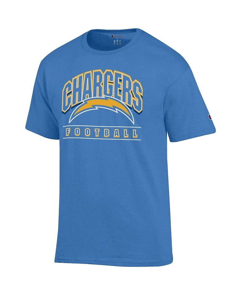 Champion Men's Powder Blue Los Angeles Chargers Football T-Shirt