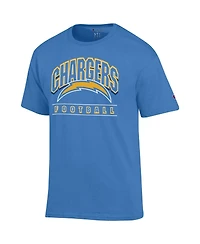 Champion Men's Powder Blue Los Angeles Chargers Football T-Shirt