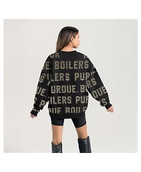 Gameday Couture Women's Black Purdue Boilermakers Hype Era Sweatshirt