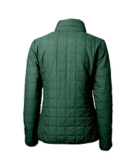 Cutter & Buck Women's Green Bay Packers Rainier PrimaLoft Eco Insulated Full-Zip Puffer Jacket