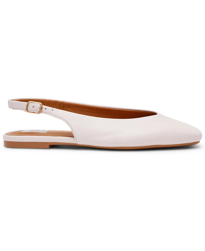 Dv Dolce Vita Women's Square-Toe Slingback Flats