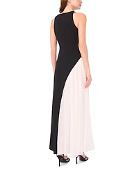 Parker Women's Pleated Crewneck Maxi Dress