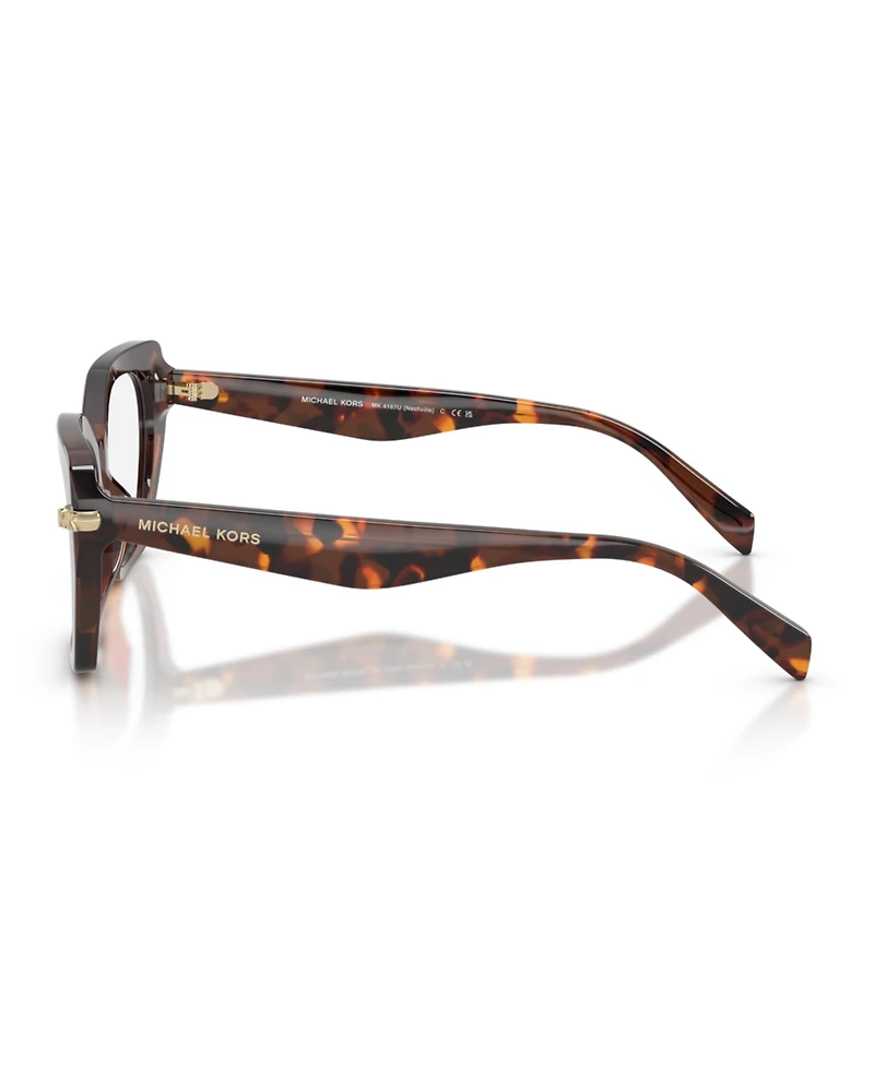 Michael Kors Women's Irregular Nashville Eyeglasses, MK4167U