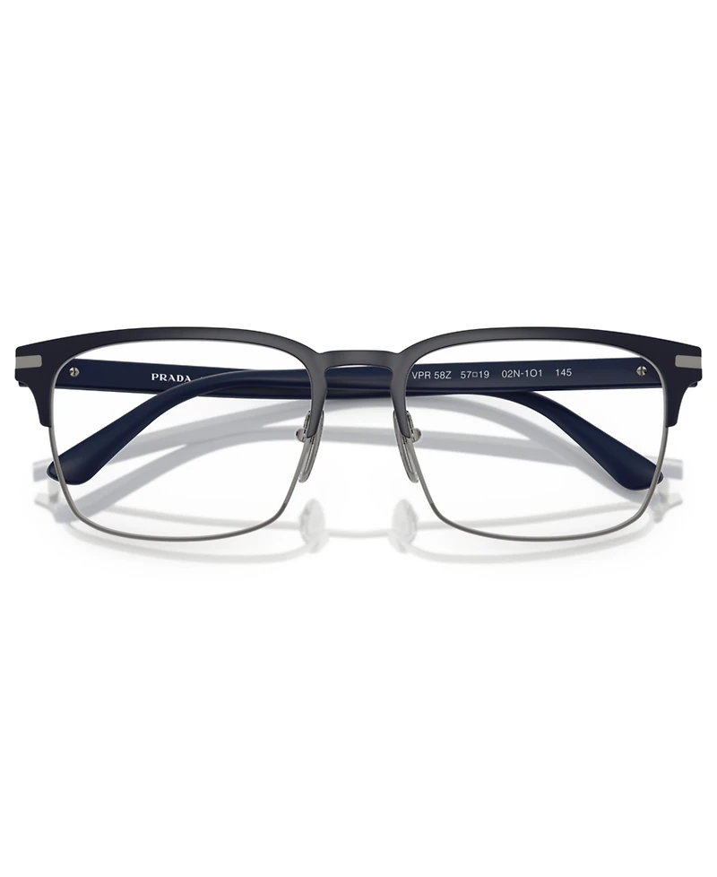 Prada Men's Square Eyeglasses, Pr 58ZV