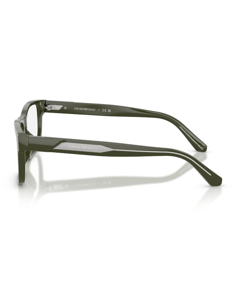 Emporio Armani Men's Square Eyeglasses
