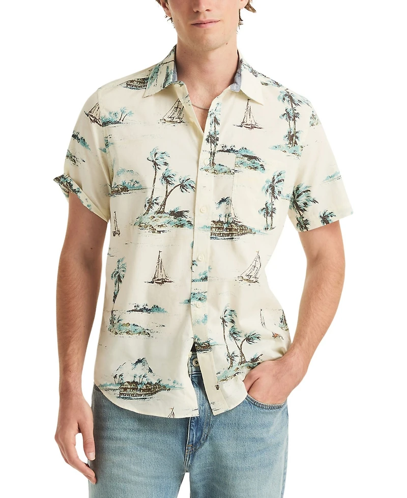 Nautica Men's Short-Sleeve Classic-Fit Shirt