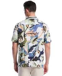 Cubavera Men's Water-Color Painting Print Classic-Fit Shirt