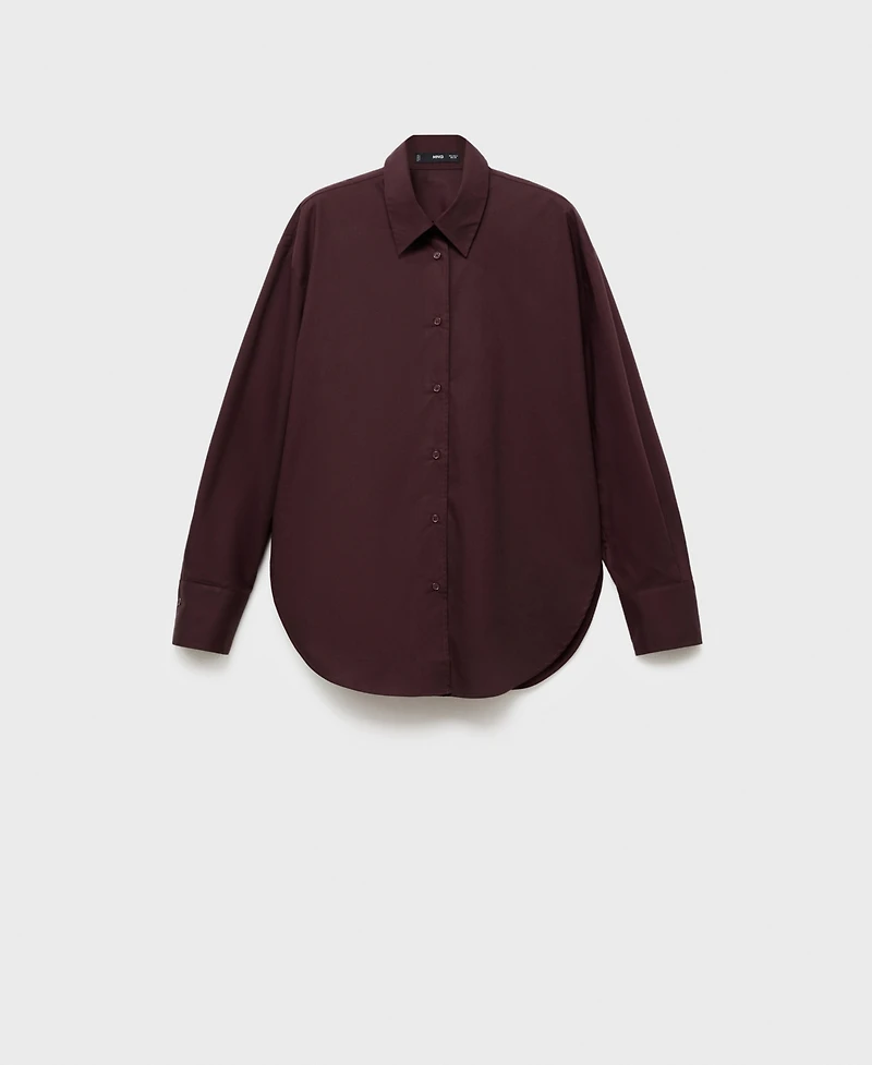 Mango Women's Oversize Poplin Shirt
