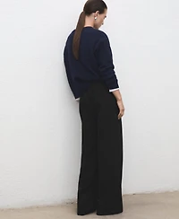 Mango Women's Combined Belt Pants