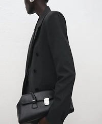 Mango Women's Double-Breasted Suit Blazer