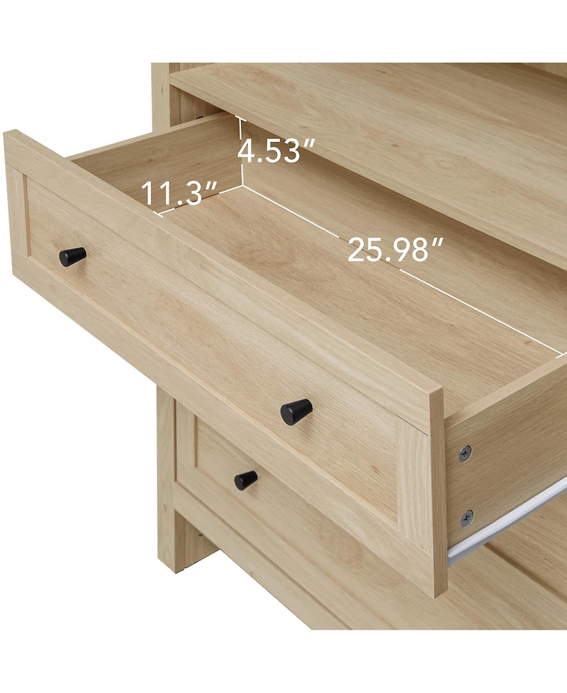 Casainc Arched Kitchen Pantry with Adjustable Shelves, Multi-Purpose Storage Cabinet for Kitchen and Dining Areas