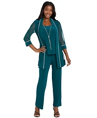 R & M Richards Women's Layered-Look Top Pants