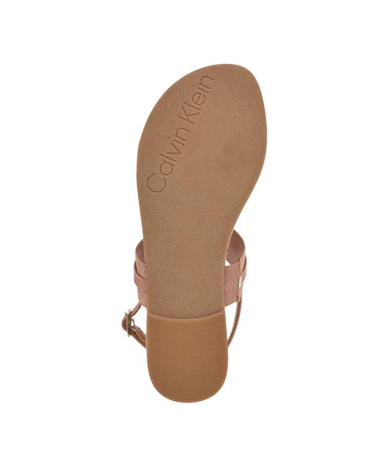 Calvin Klein Women's Bettia Flat Slingback Sandals