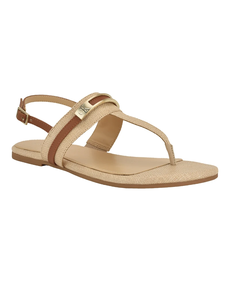 Calvin Klein Women's Bettia Flat Slingback Sandals