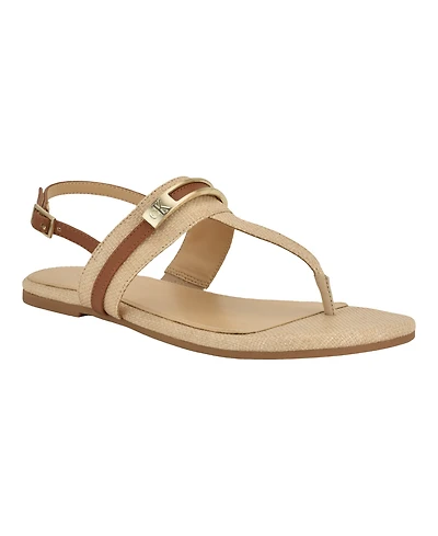 Calvin Klein Women's Bettia Flat Slingback Sandals