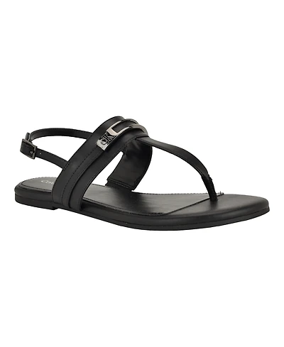 Calvin Klein Women's Bettia Flat Slingback Sandals