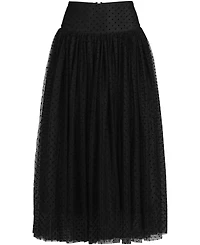 Lands' End Women's Tulle Midi Skirt