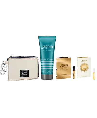 Free 4-Pc. Gift with your $155 purchase from the Jean Paul Gaultier Les Males Men's Fragrance and/or Body Collection, $83 value