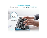 risokeys Wireless Keyboard And Mouse Combo - Wireless Usb Mouse And Computer Keyboard Set, Compact And Silent For Windows Laptop, Desktop, Pc