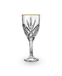 Godinger Dublin Gold Goblets, Set of 4