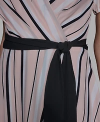 Karl Lagerfeld Paris Women's V-Neck Midi Dress