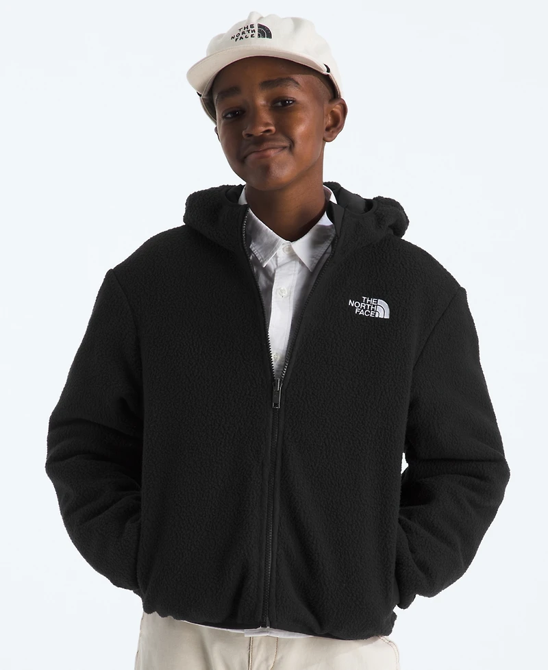 The North Face Boys 6-20 Reversible Shasta Full Zip Hooded Printed Jacket