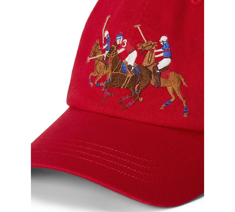 Polo Ralph Lauren Boys - Triple-Pony Cotton Twill Ball Cap