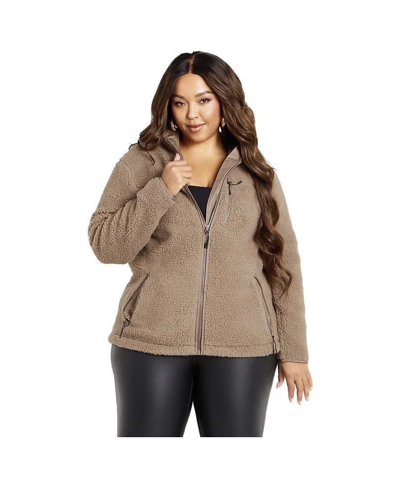 Avenue Women's Kyla Fleece Zip Front Jacket