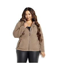 Avenue Women's Kyla Fleece Zip Front Jacket