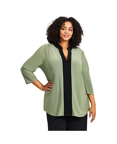 Avenue Plus Audrey Tunic Casual Women's Top