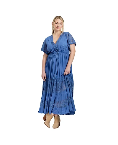 Avenue Women's Raven Lace Maxi Dress