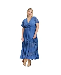 Avenue Women's Raven Lace Maxi Dress