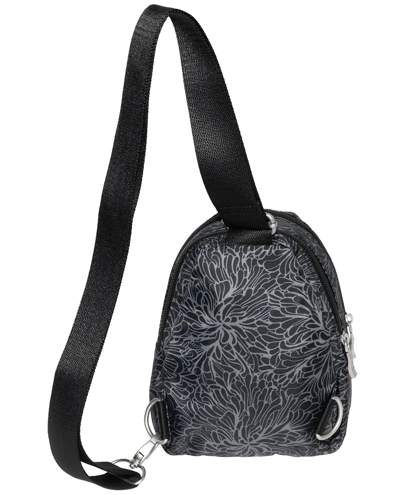 Baggallini Mini Double Zip Sling Bag
