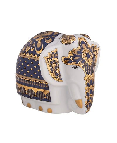 Noritake Bejeweled Gold-Tone Accents Elephant Figurine