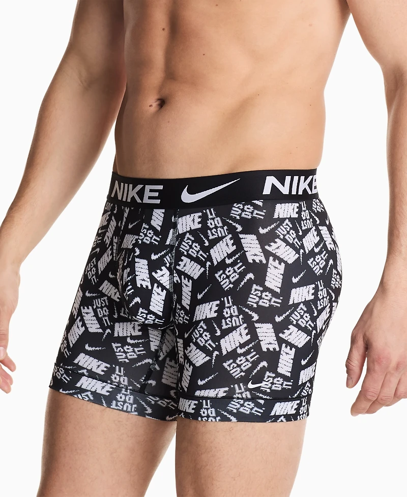 Nike Men's 3-Pack Dri-Fit Essential Micro Boxer Briefs