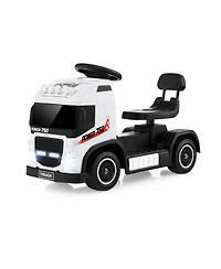 Sugift 6V Kids Electric Ride-on Truck with Height Adjustable Seat