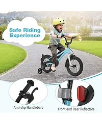 Sugift 14-Inch Kids Bike for 3-5 Years Old Children Bicycle with Training Wheels