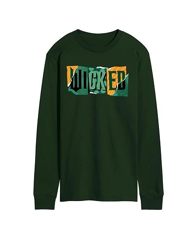 Airwaves Men's Wicked Part 2 Ripped Logo Graphic Printed Long-Sleeve T-Shirt