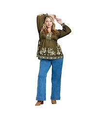 Avenue Women's Plus Ethereal Escape Top