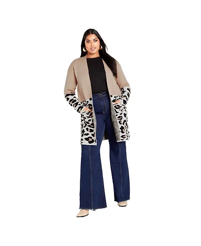 Avenue Women's Ula Splice Coatigan Sweaters