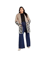 Avenue Women's Ula Splice Coatigan Sweaters