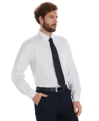 Club Room Men's Pinpoint Button Front Solid Dress Shirt, Macy's Exclusive