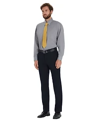 Club Room Men's Pinpoint Button Front Solid Dress Shirt, Macy's Exclusive