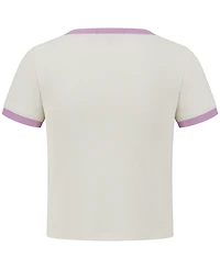 Roxy Girls 7-16 Paradise Ringer Short-Sleeve T-Shirt